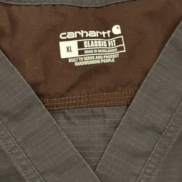 Carhartt Men's Ripstop 4-Pocket V-Neck Scrub Tops Size XL Lot Of 3 C15208 READ - Picture 9 of 10